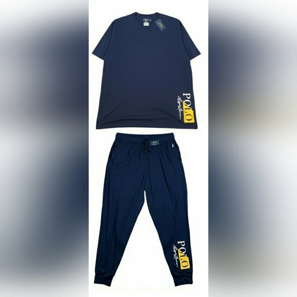 Polo Ralph Lauren 2XT Cotton Atleasure Relax Men Soft Stretch Jogger Set New